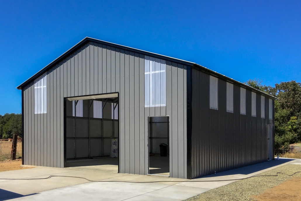 image of custom steel garage by american-steelgarages.com